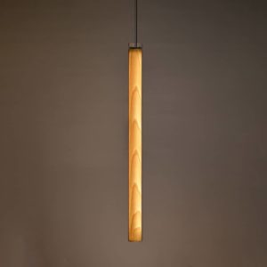 LZF Estela SV LED závěsné světlo, 90 cm, buk
