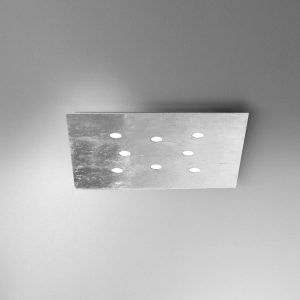 ICONE Slim ploché LED stropní svítidlo, 8zdr bílé