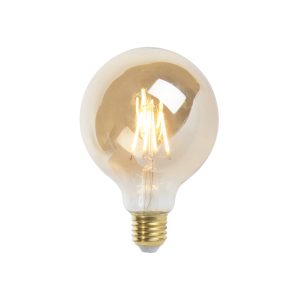 E27 stmívatelná LED lampa G95 goldline 5W 360 lm 2200K