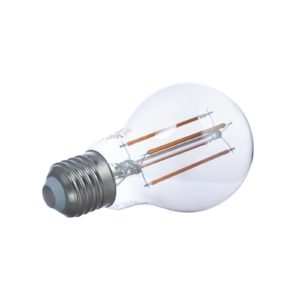 Prios LED filament kouřově šedá E27 A60 4,9W, 2ks
