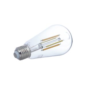 Prios LED žárovka filament E27ST64 7W WLAN čirá 3k