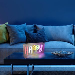 LED stolní lampa Neon Happy