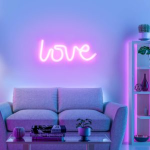 LED nástěnné svítidlo Neon Love