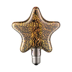 Lucande LED žárovka E27 hvězda 4W 3D ohňostroj