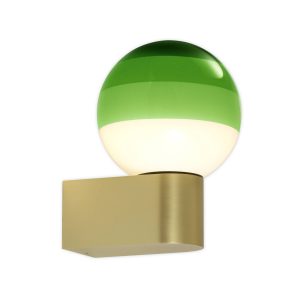 MARSET Dipping Light A1 LED nástěnné zelená/mosaz