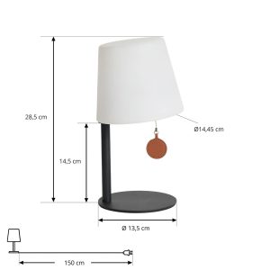 Lindby Aurilia LED stolní lampa