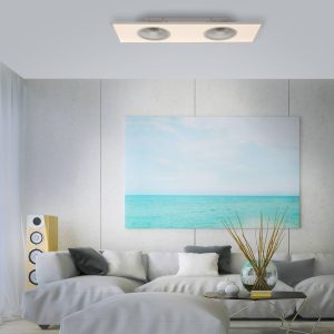 LED stropní ventilátor Flat-Air CCT bílá