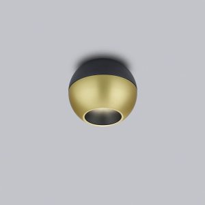 Helestra Eto LED stropní Ø10cm 927 zlatá-černá