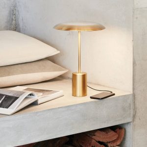 LED stolní lampa Smith z kovu