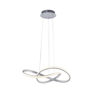 Designové závěsné svítidlo ocelové 57 cm stmívatelné včetně LED – Viola Due
