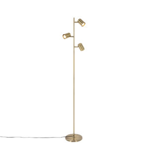 Moderní stojací lampa bronzová 3-světelná - Jeana