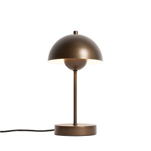 Retro stolní lampa tmavě bronzová – Magnax Mini