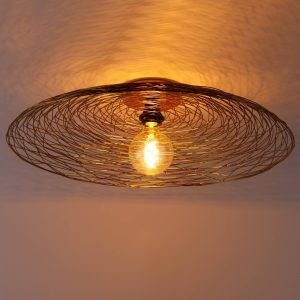 Lindby Kaviya stropní světlo zlatá výška 15 cm