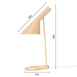 Designová stolní lampa Louis Poulsen AJ Mini sand