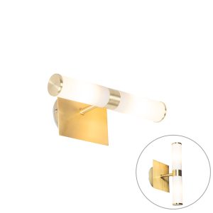 Moderní nástěnné svítidlo zlaté IP44 2-světlo – Vana