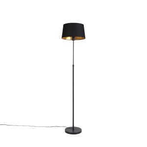 Stojací lampa černá s černým stínidlem nastavitelná 35 cm – Parte