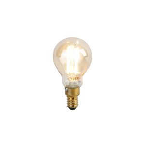 Chytrá E14 LED lampa P45 zlatá 4