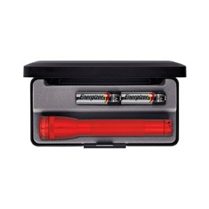 Svítilna Maglite Xenon Mini, 2 články AA, s krabičkou, červená