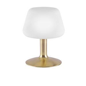 Mosazná stolní lampa s 3-stupňovým dotykovým stmívačem včetně LED – Tilly