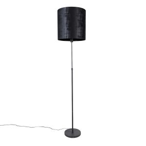 Stojací lampa černý odstín černý 40 cm nastavitelný – Parte