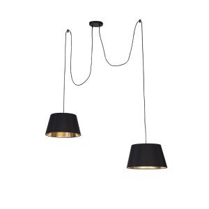 Moderní závěsná lampa černá – Lofty