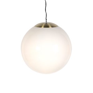 Skandinávská závěsná lampa opálové sklo 50 cm – Ball 50