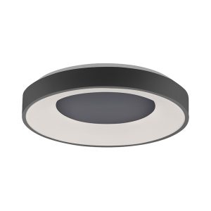 Moderní stropní svítidlo tmavě šedé včetně LED 3-stupňově stmívatelné – Steffie