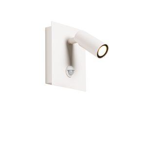 Venkovní nástěnné svítidlo bílé včetně LED IP54 pohybového senzoru – Simon