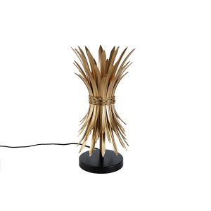Stolní lampa ve stylu Art Deco zlatá – Wesley