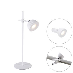 Moderne tafellamp wit oplaadbaar – Moxie