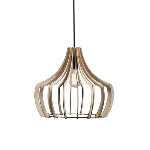 Designová závěsná lampa dřevo – Twan