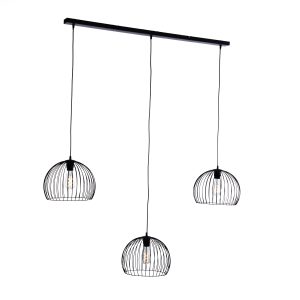 Moderne hanglamp zwart 3-lichts – Koopa